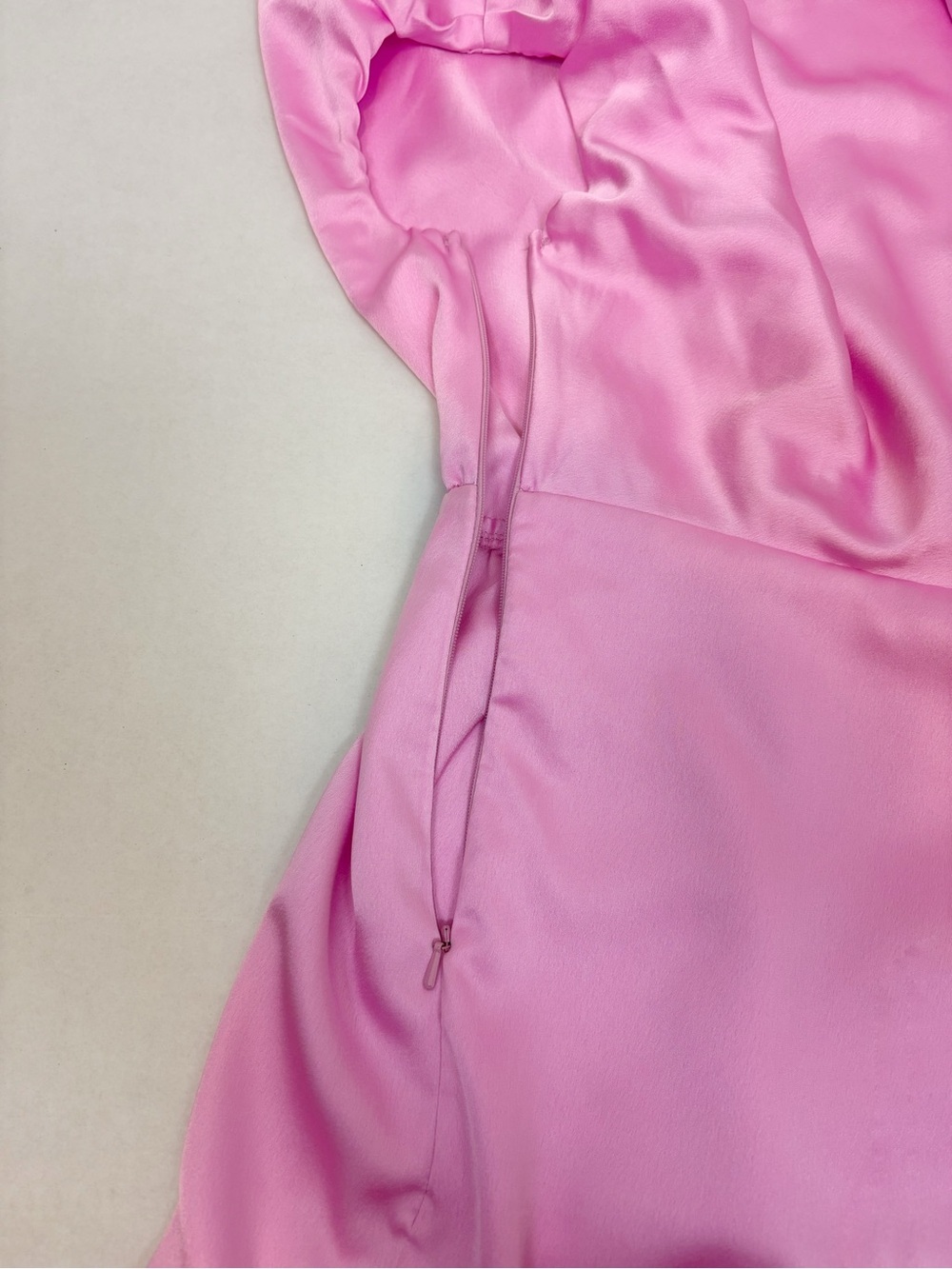 Show Me Your MuMu Jodie Dress in Pink Luxe Satin Size XS - Picture 9 of 16